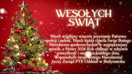 Życzenia Bożonarodzeniowe 2025