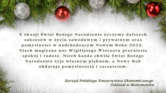 Życzenia Bożonarodzeniowe 2022